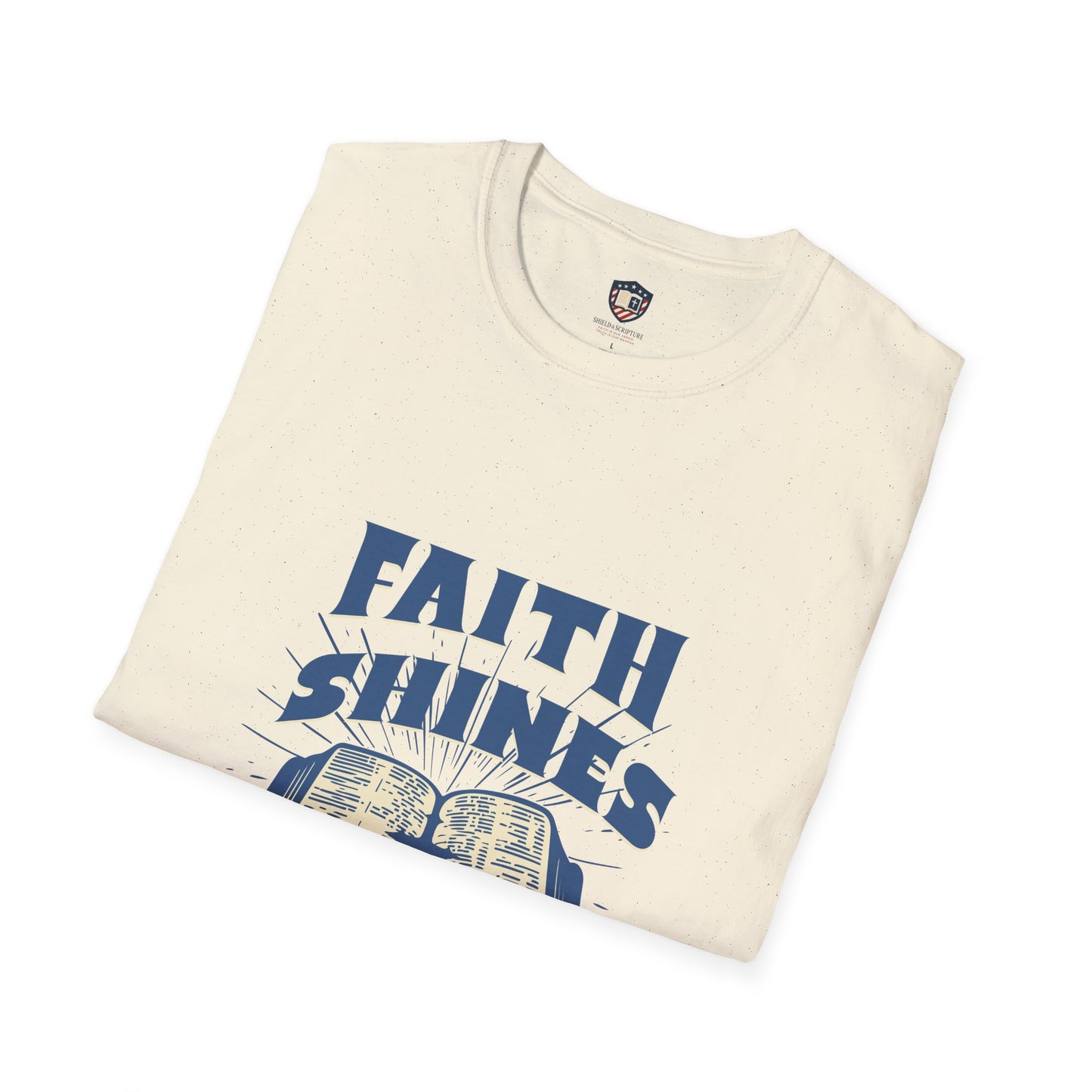 Faith Shines Unisex Soft style T-Shirt