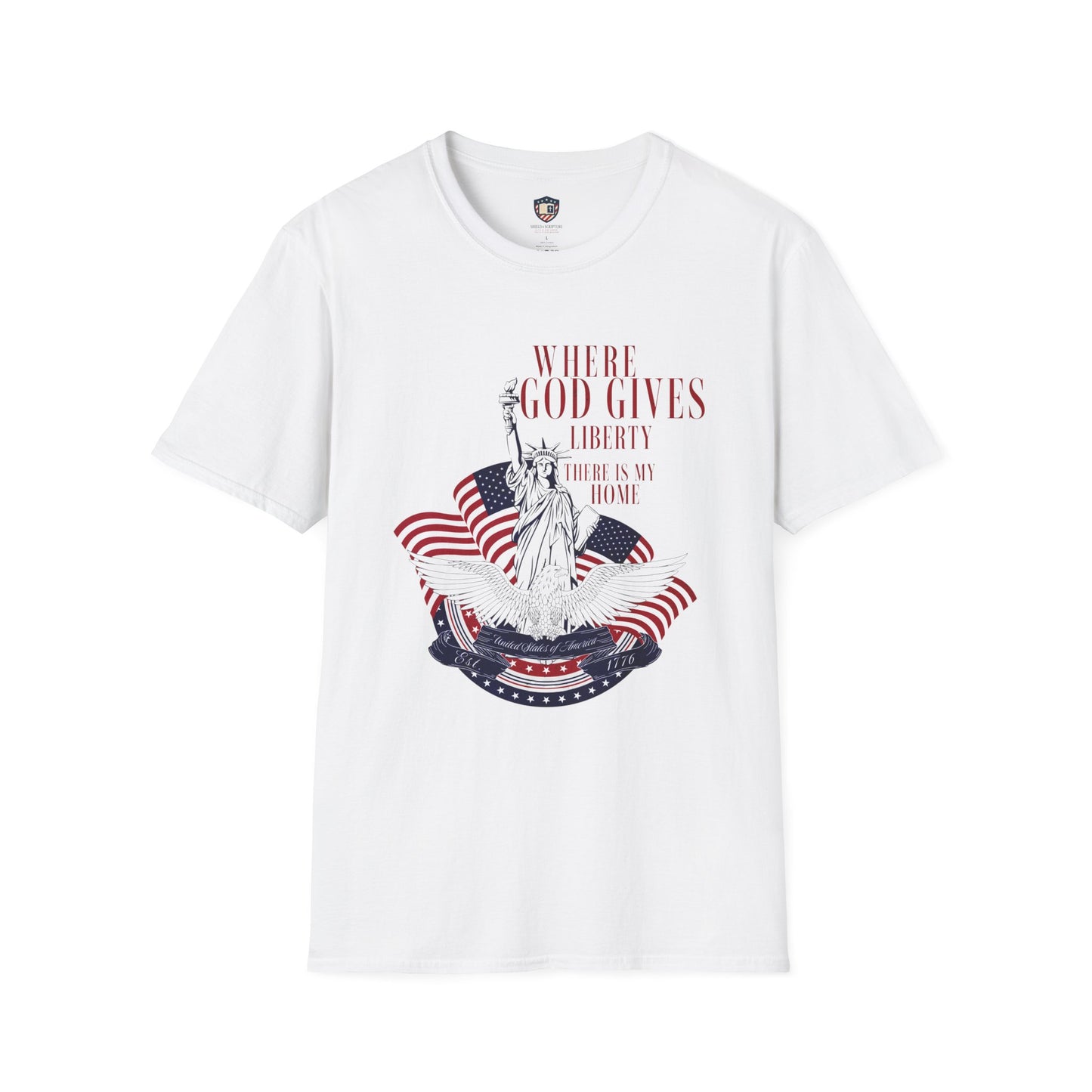 Liberty Graphic Tee - Unisex Soft style T-shirt