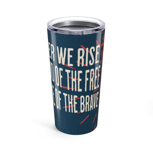 Patriotic 20oz Tumbler – Together We Rise, Land of the Free Design