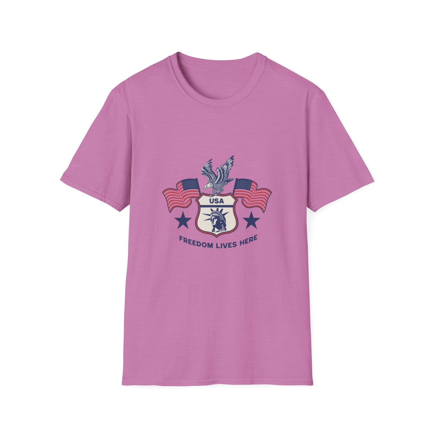 USA Freedom Lives Here Patriotic Unisex Shirt
