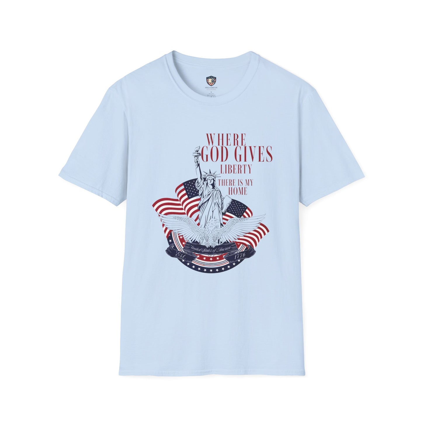 Liberty Graphic Tee - Unisex Soft style T-shirt