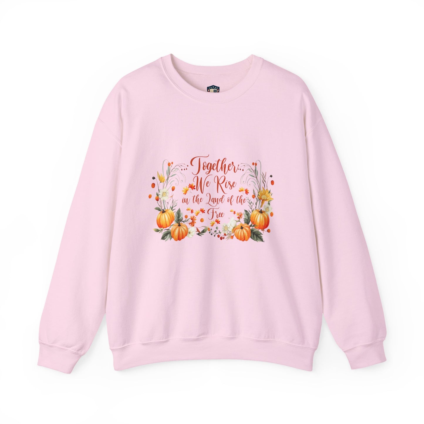Fall Themed Unisex Sweatshirt - Together We Rise