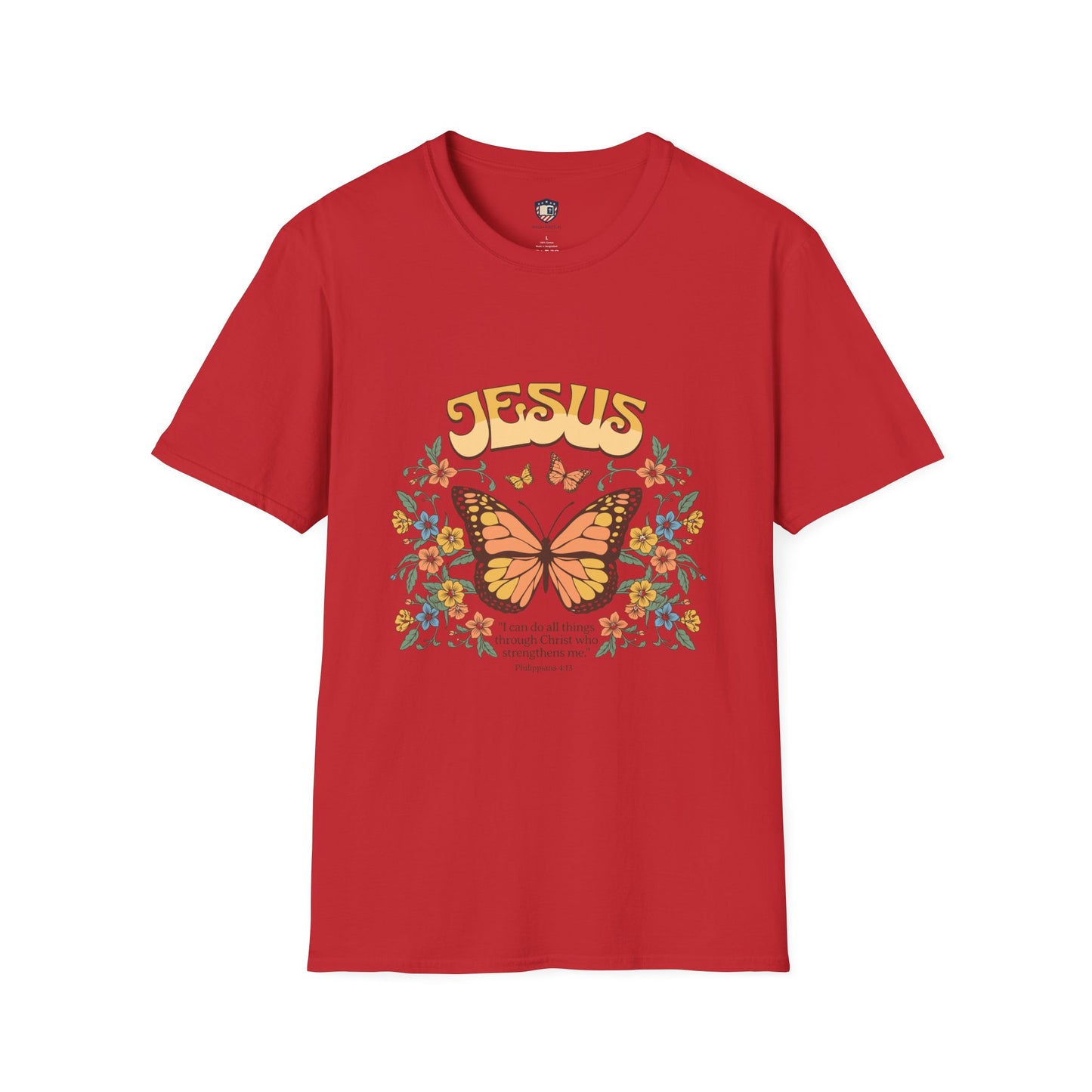 Jesus Butterfly Unisex Soft style T-Shirt