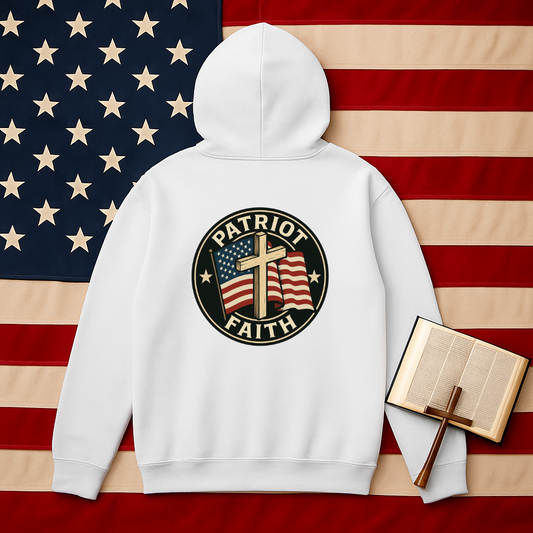 Patriot and Faith Themed Unisex Hoodie