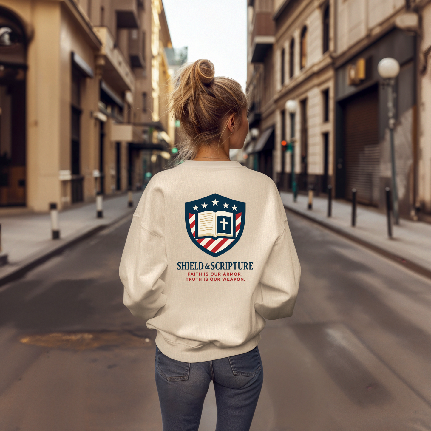 Shield & Scripture Unisex Sweatshirt