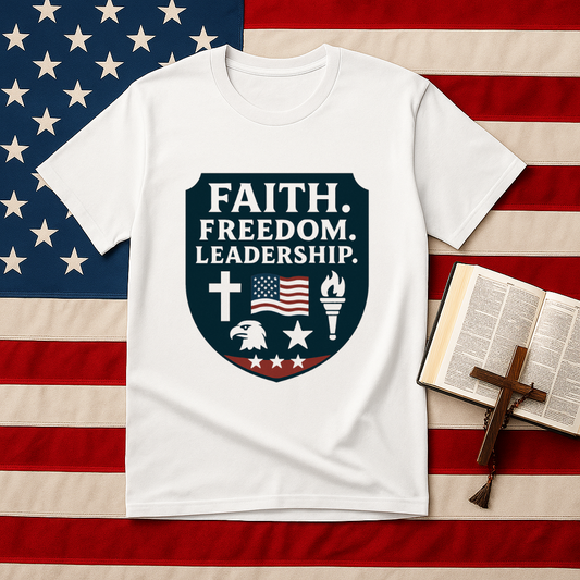 Faith, Freedom, Leadership Unisex T-Shirt