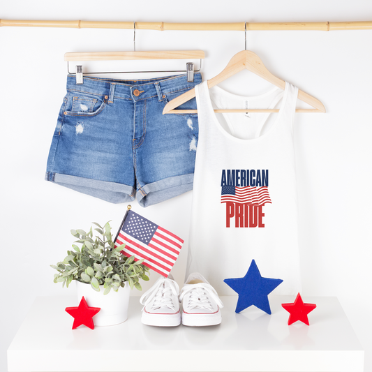 American Pride Women's Racerback Tank Top
