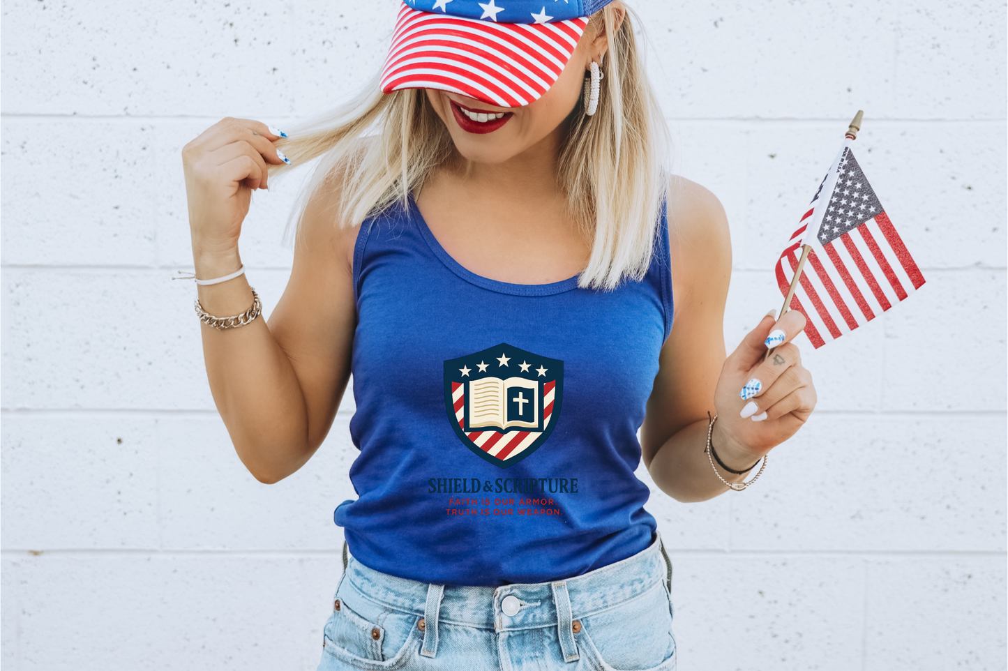 Shield & Scripture Women's Racerback Tee