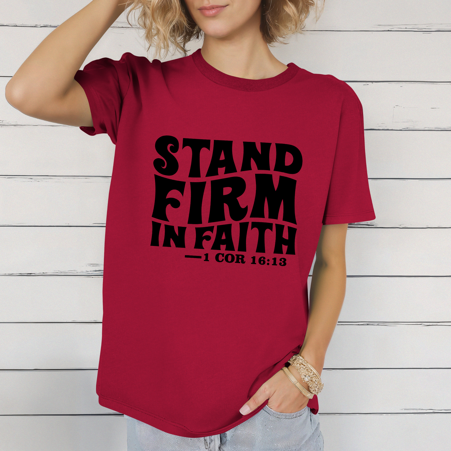 Stand Firm in Faith Unisex Softstyle T-Shirt
