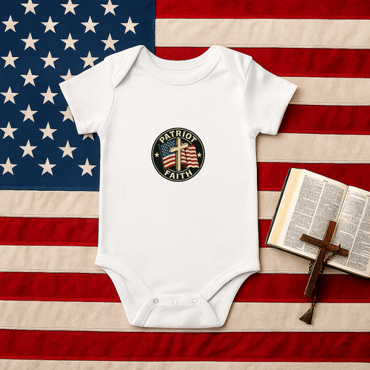 Patriot Faith Themed Infant Bodysuit
