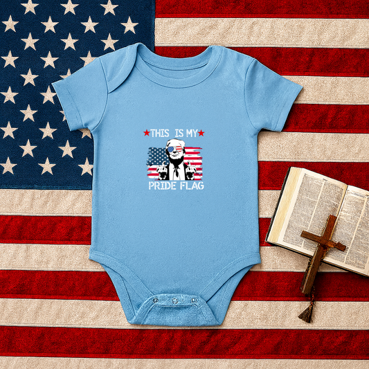 Trump This Is My Pride Flag Infant Onesie