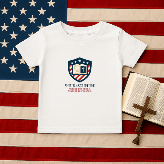 Shield & Scripture Design Toddler Shirt