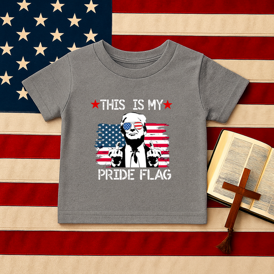 Trump This Is My Pride Flag Toddler T-Shirt