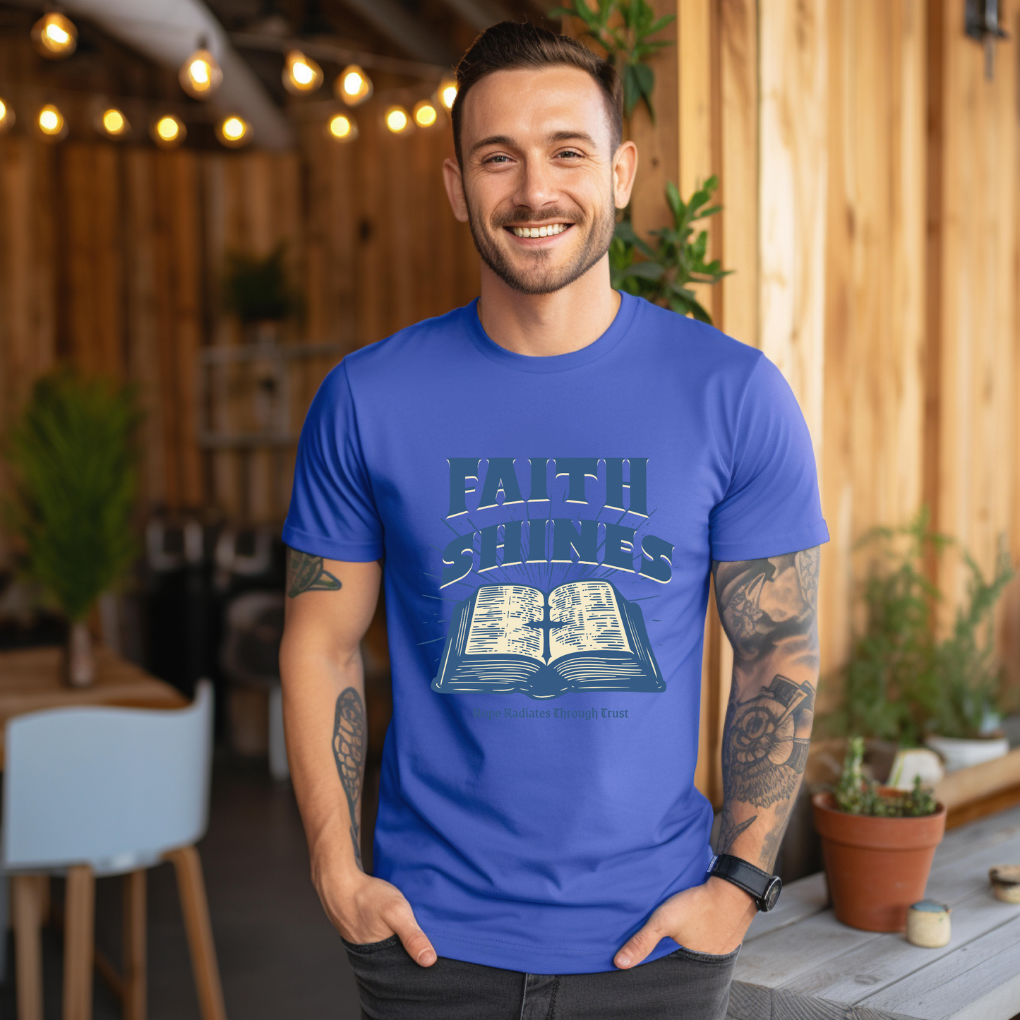 Faith Shines Unisex Soft style T-Shirt