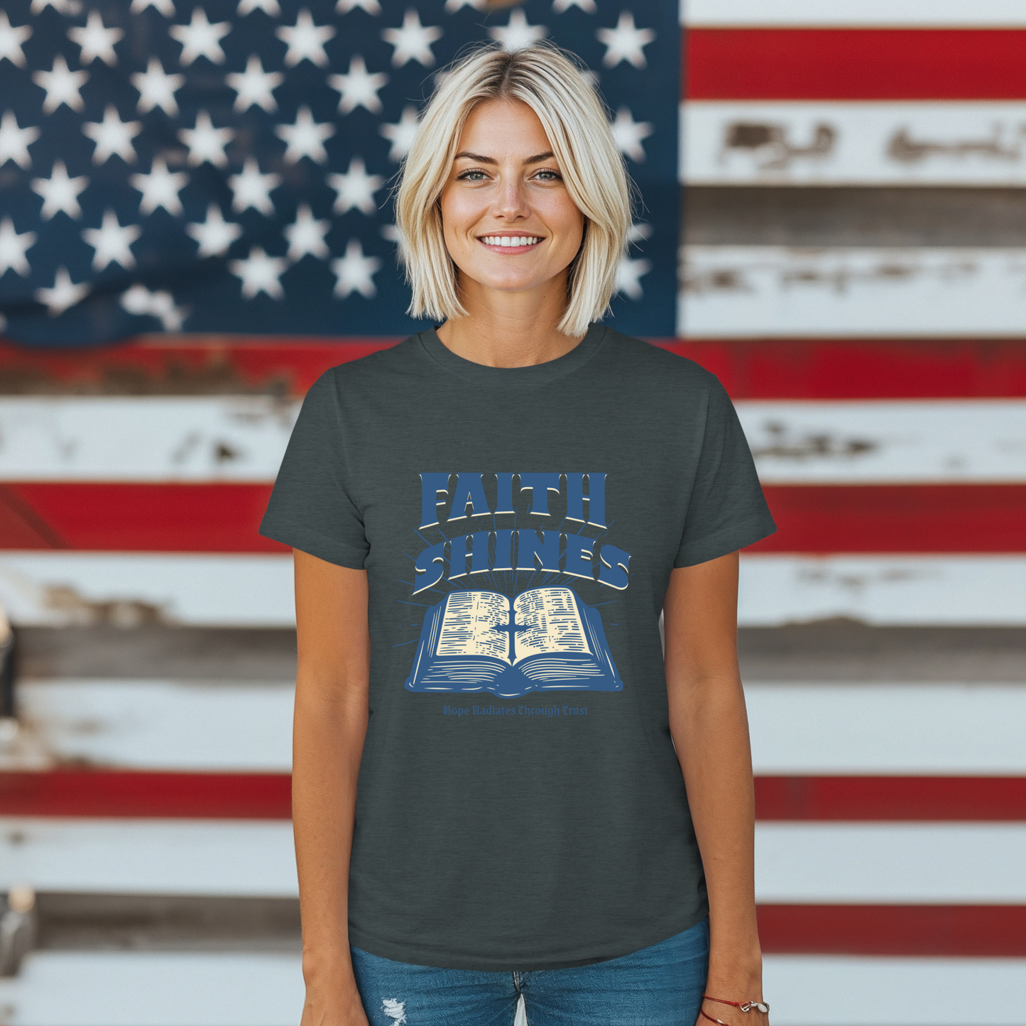 Faith Shines Unisex Soft style T-Shirt