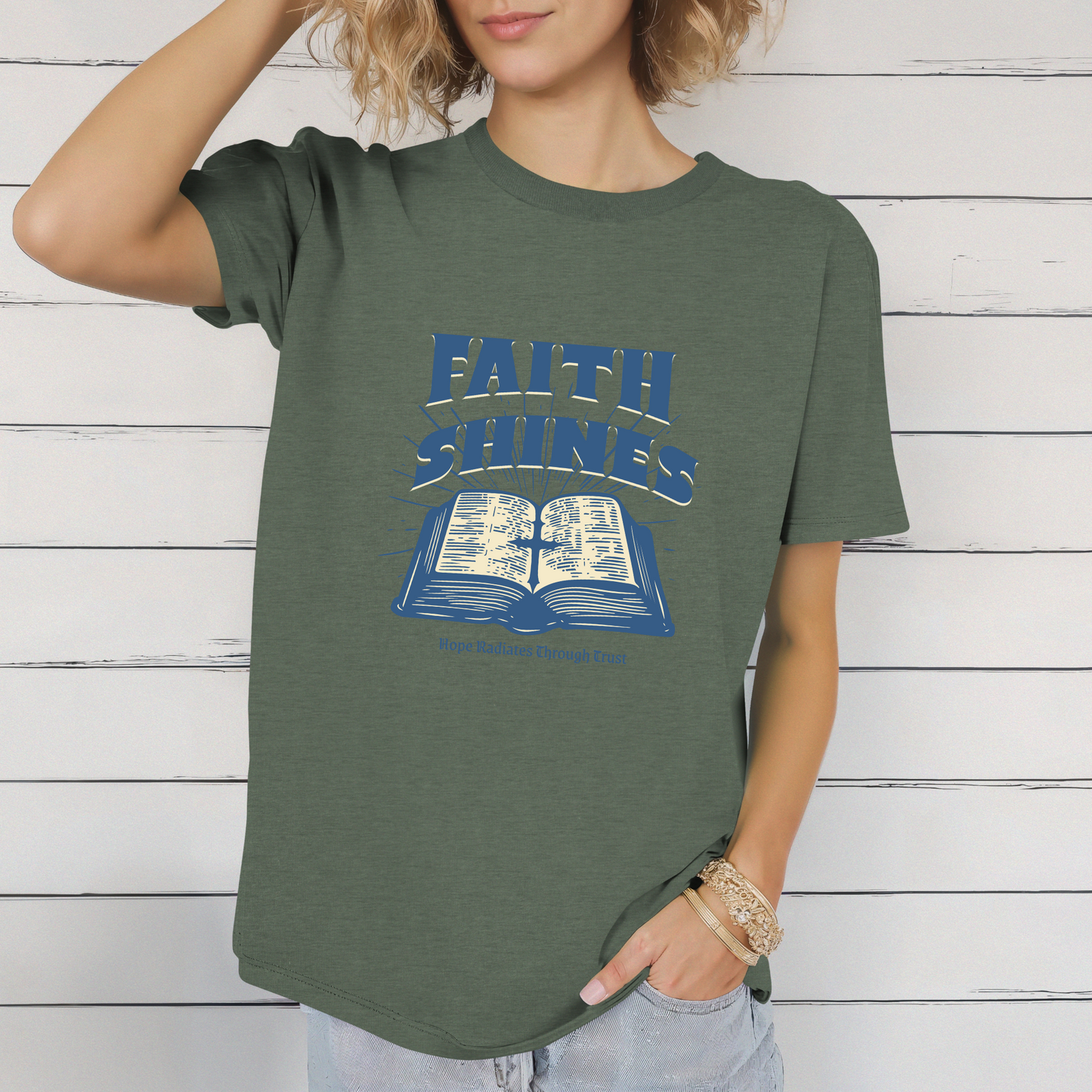 Faith Shines Unisex Soft style T-Shirt