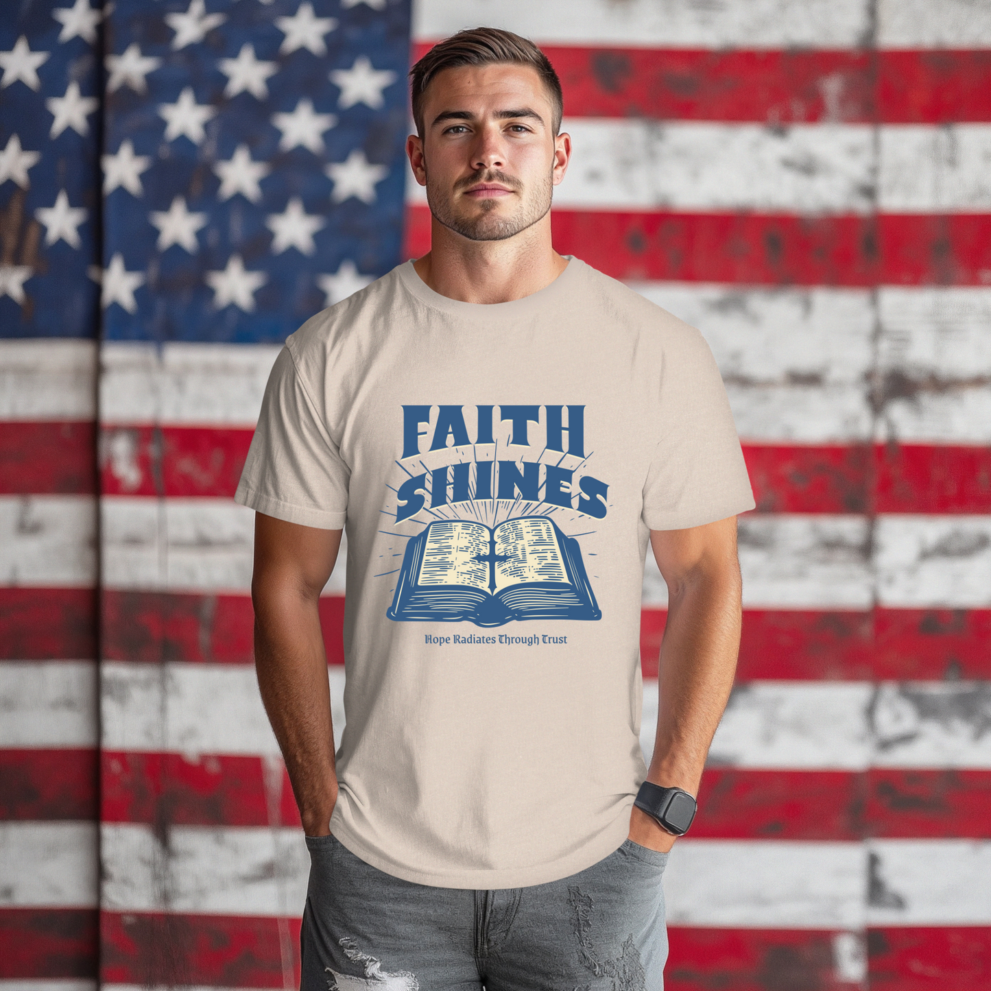 Faith Shines Unisex Soft style T-Shirt