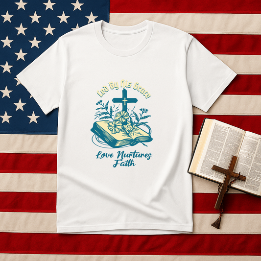 Love Nurtures Faith Inspired Unisex T-shirt