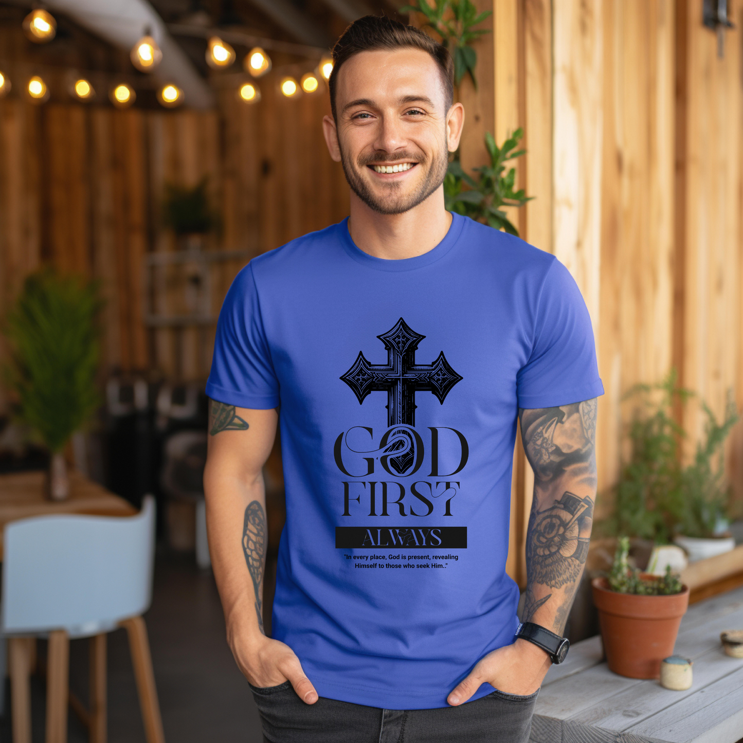 God First Always Unisex Soft style T-shirt