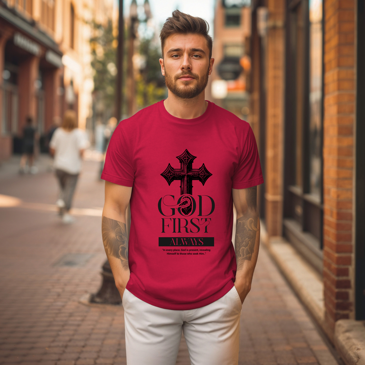 God First Always Unisex Soft style T-shirt
