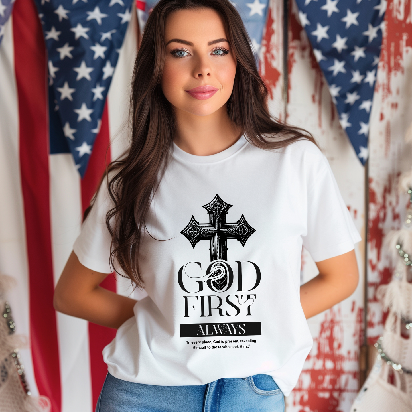 God First Always Unisex Soft style T-shirt