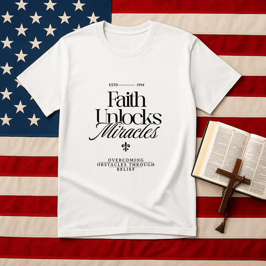 Faith Unlocks Miracles Unisex T-Shirt