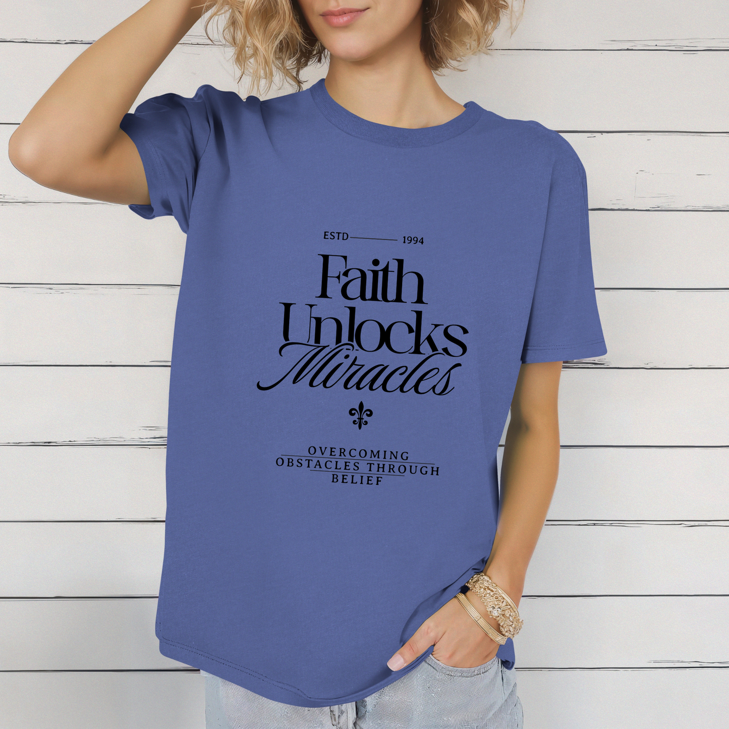 Faith Unlocks Miracles Unisex T-Shirt
