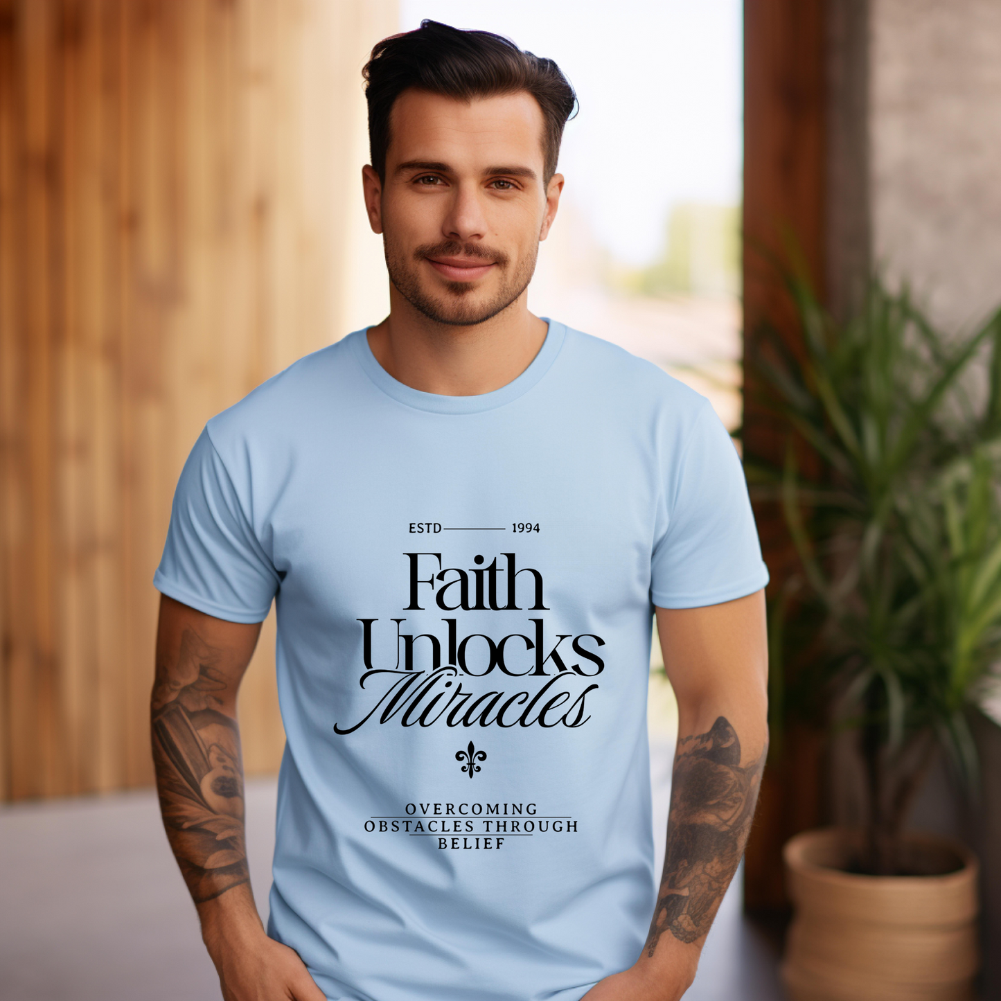 Faith Unlocks Miracles Unisex T-Shirt