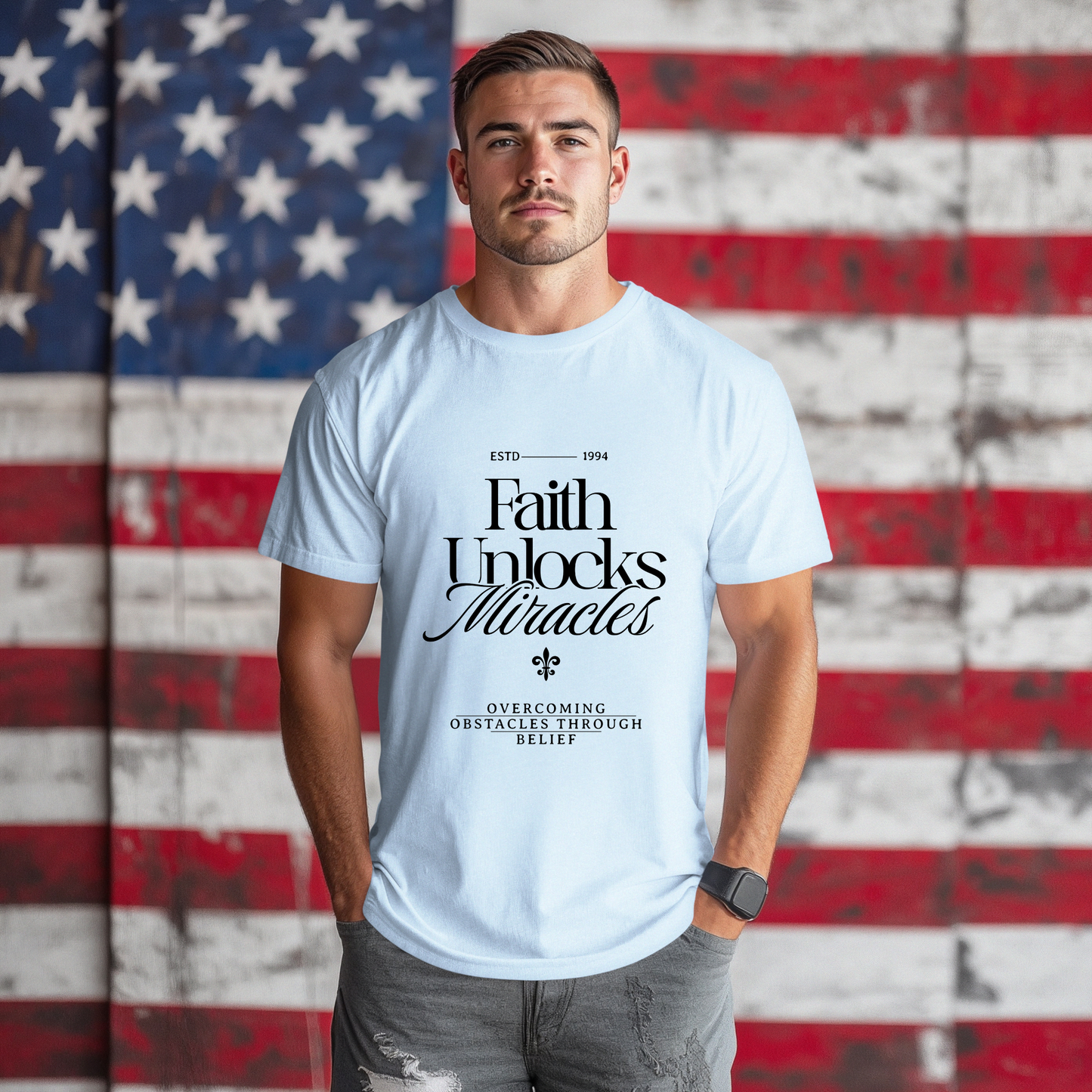 Faith Unlocks Miracles Unisex T-Shirt