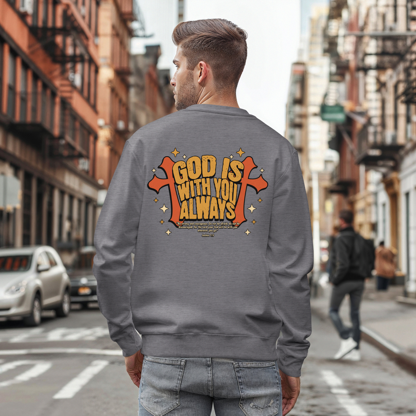 God is with you Always Inspirational Unisex Sweatshirt