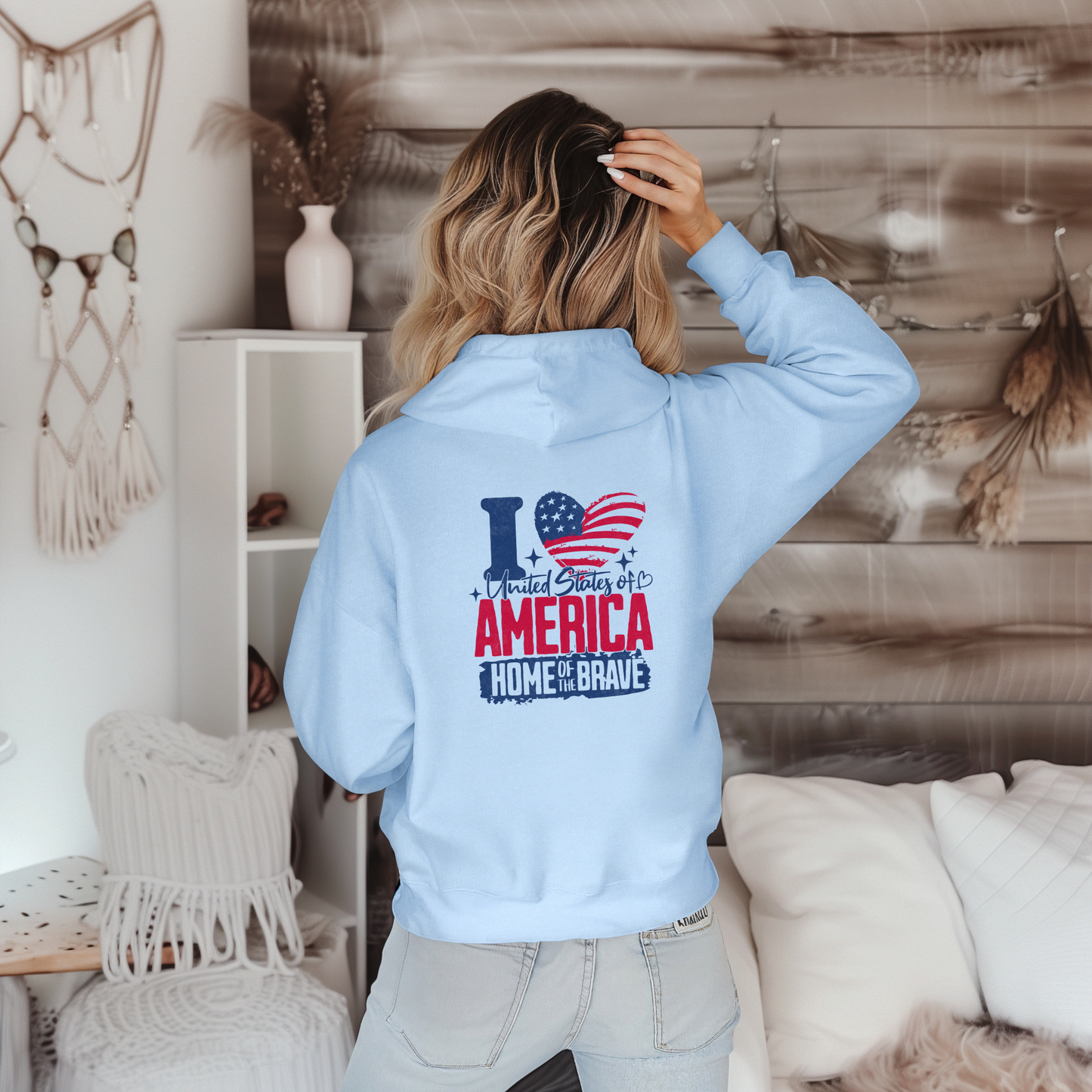 Patriotic American Pride Unisex Hoodie