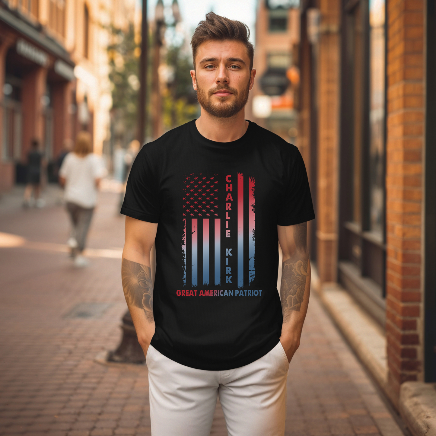 Charlie Kirk Patriot T-Shirt, Unisex Graphic Tee