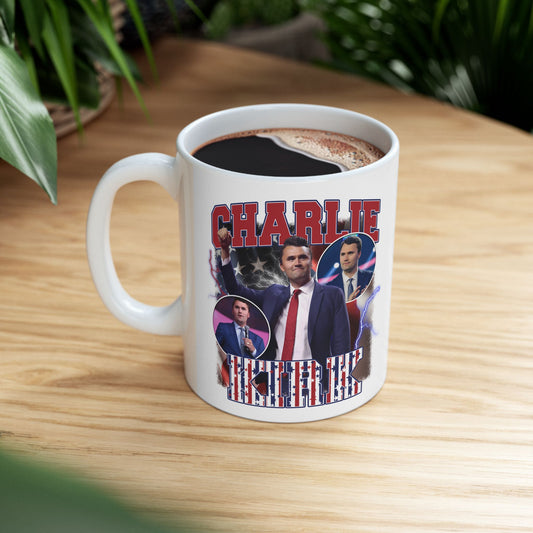 Vintage-Inspired Ceramic Mug - Charlie Kirk Believers