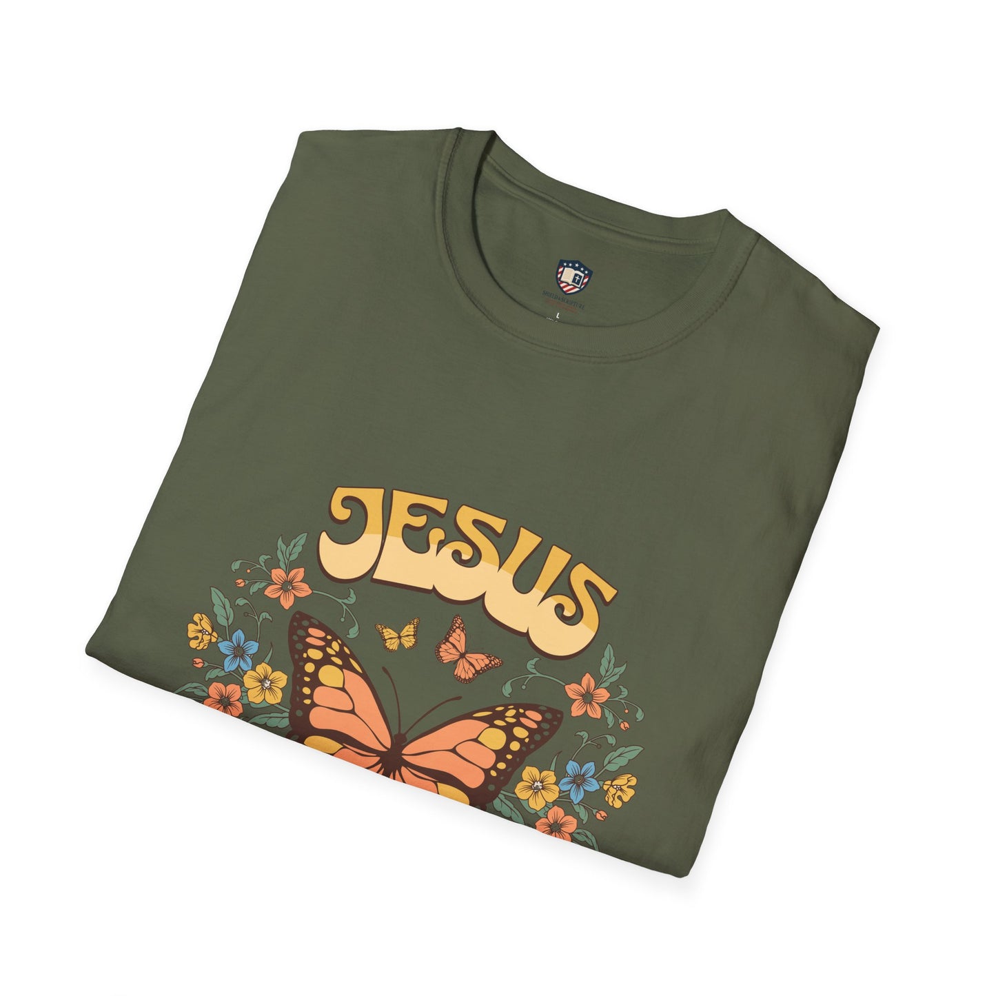 Jesus Butterfly Unisex Soft style T-Shirt