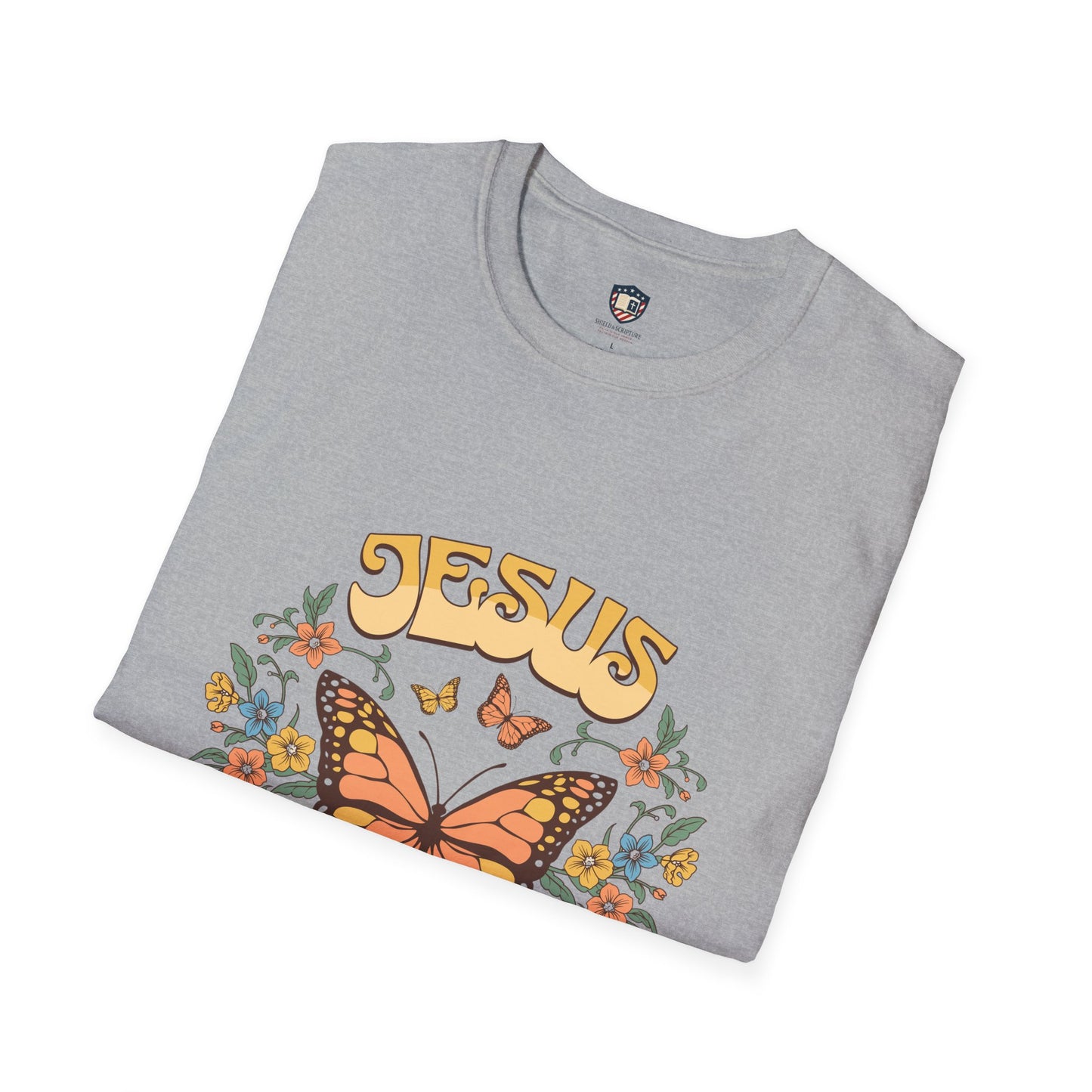Jesus Butterfly Unisex Soft style T-Shirt