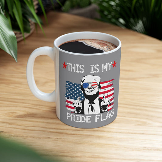 Trump This is My Pride Flag Coffee Mug