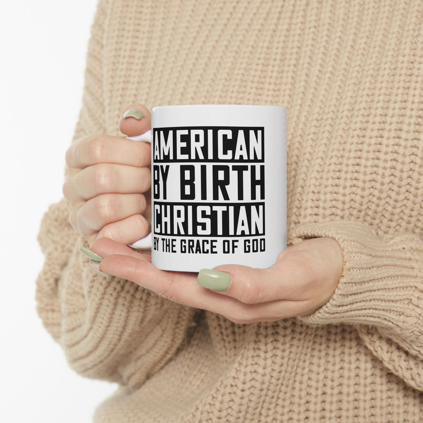 Christian Faith Ceramic Mug – Inspirational Drinkware