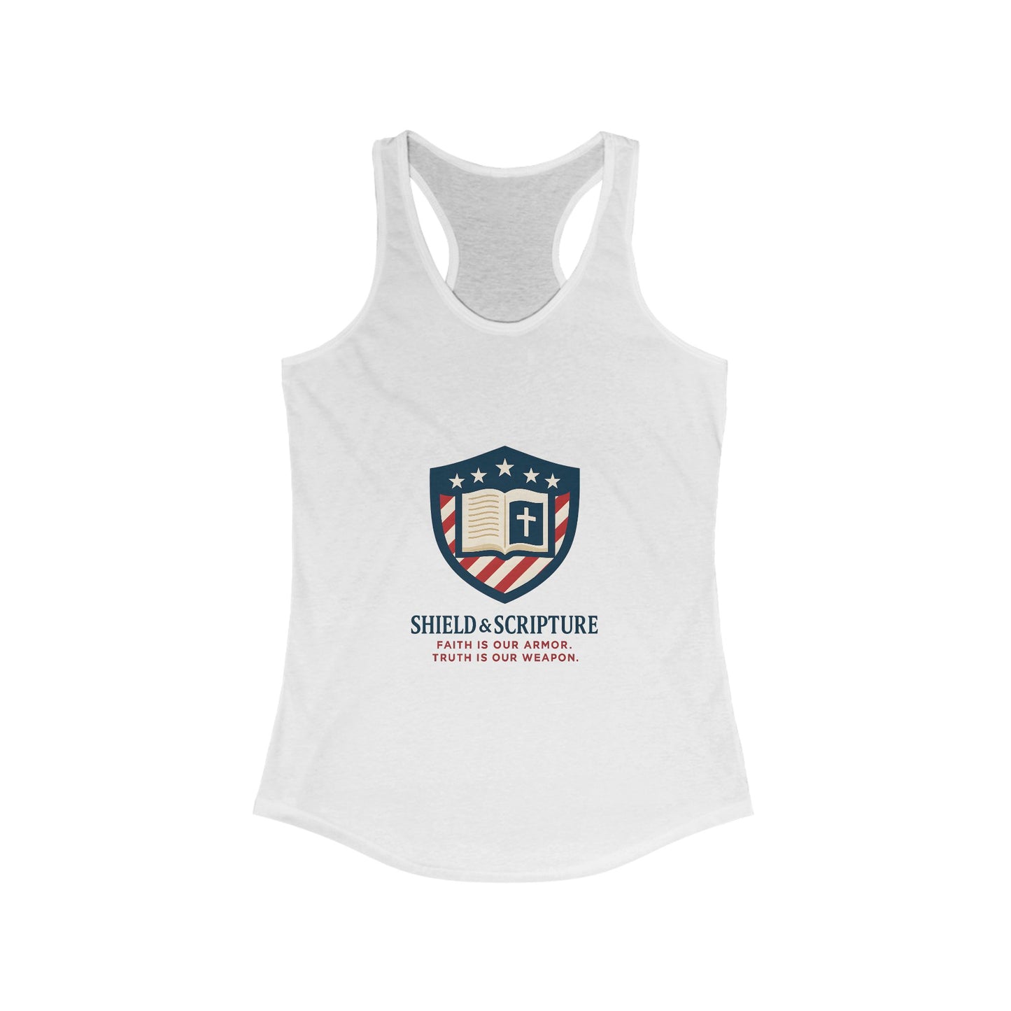 Shield & Scripture Women's Racerback Tee