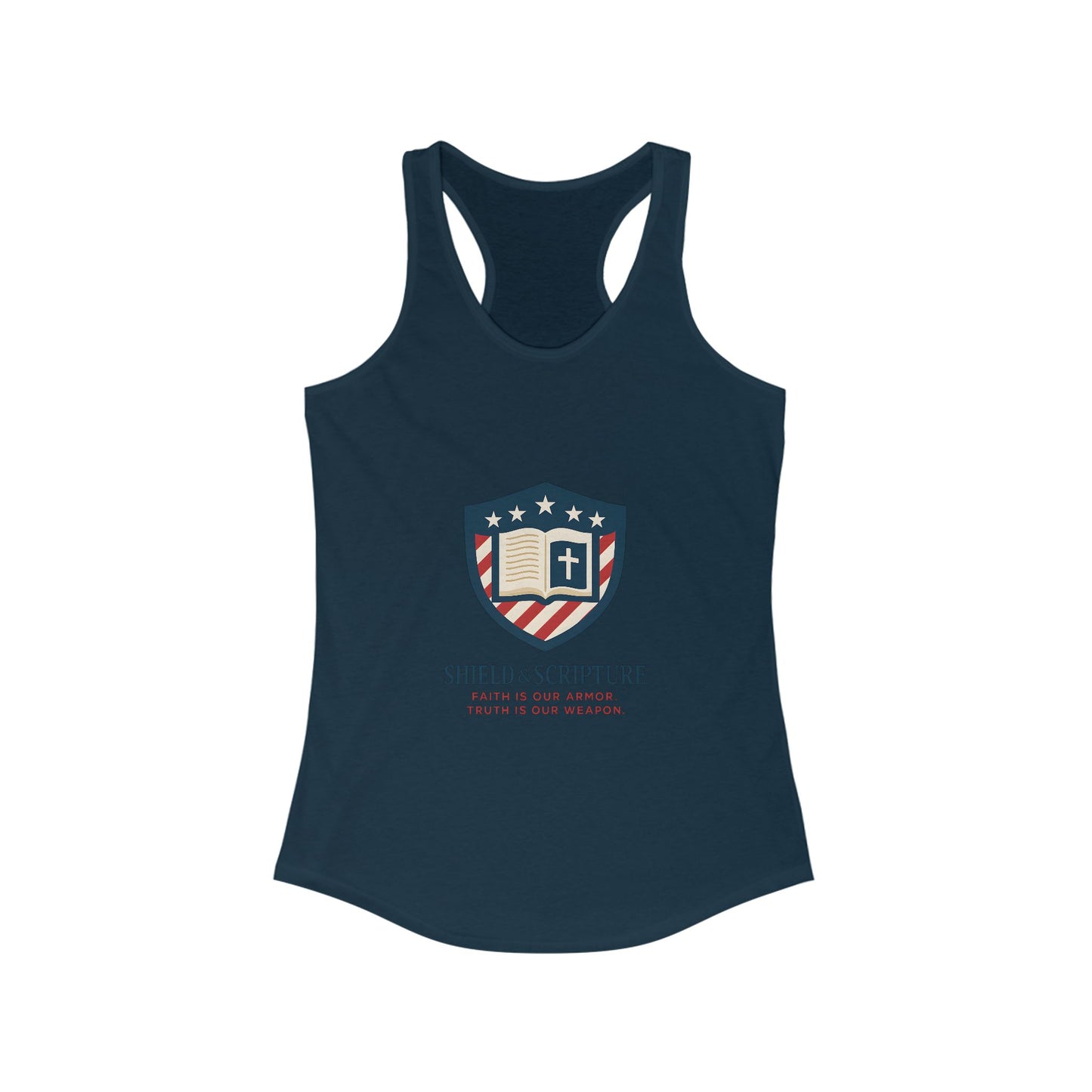 Shield & Scripture Women's Racerback Tee