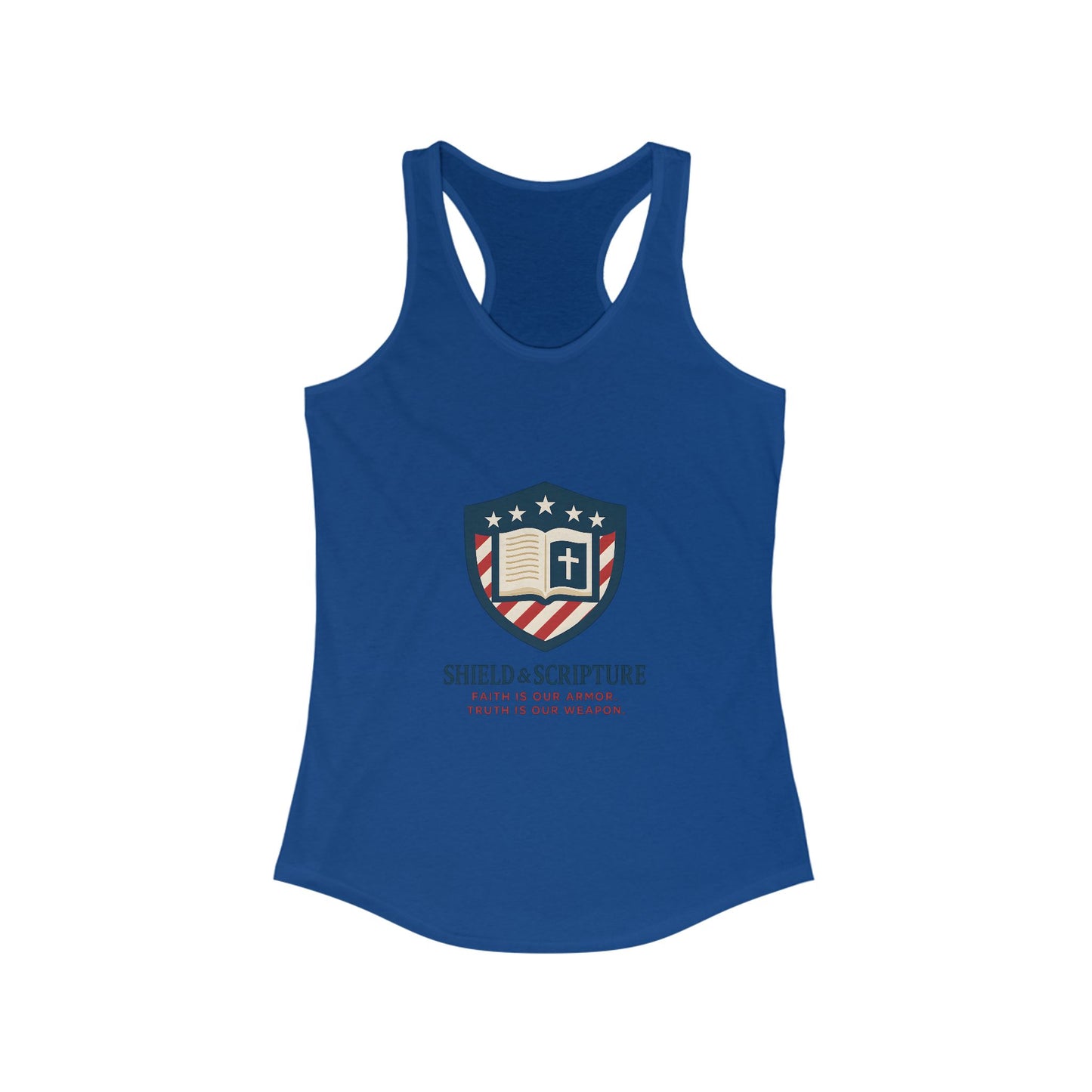 Shield & Scripture Women's Racerback Tee