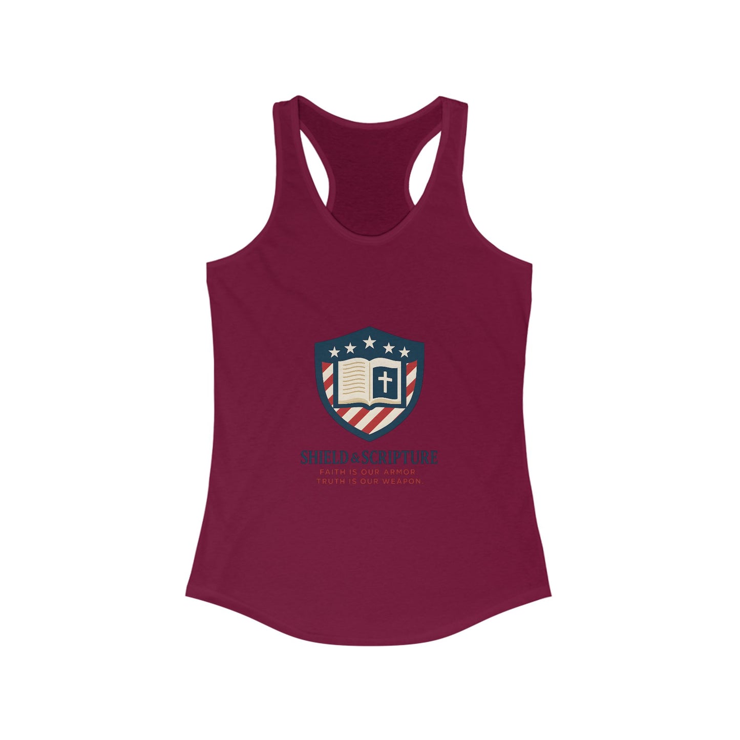 Shield & Scripture Women's Racerback Tee