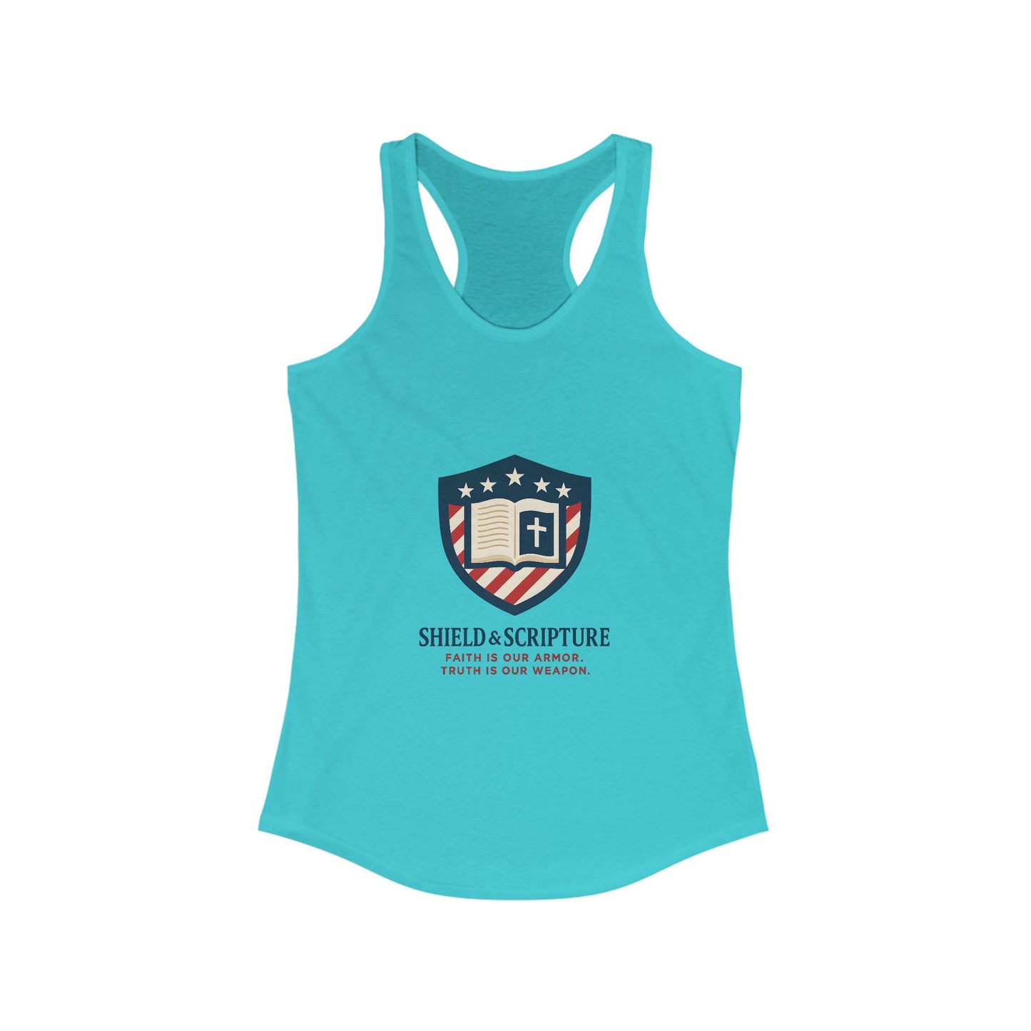 Shield & Scripture Women's Racerback Tee