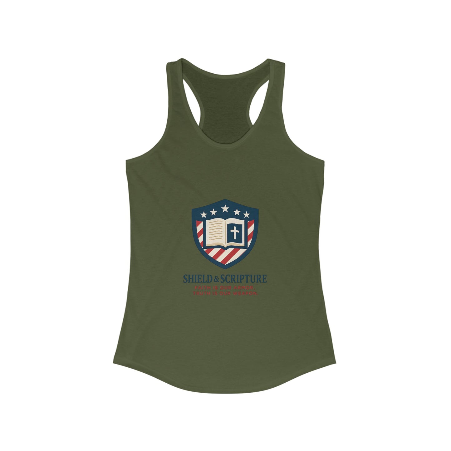 Shield & Scripture Women's Racerback Tee