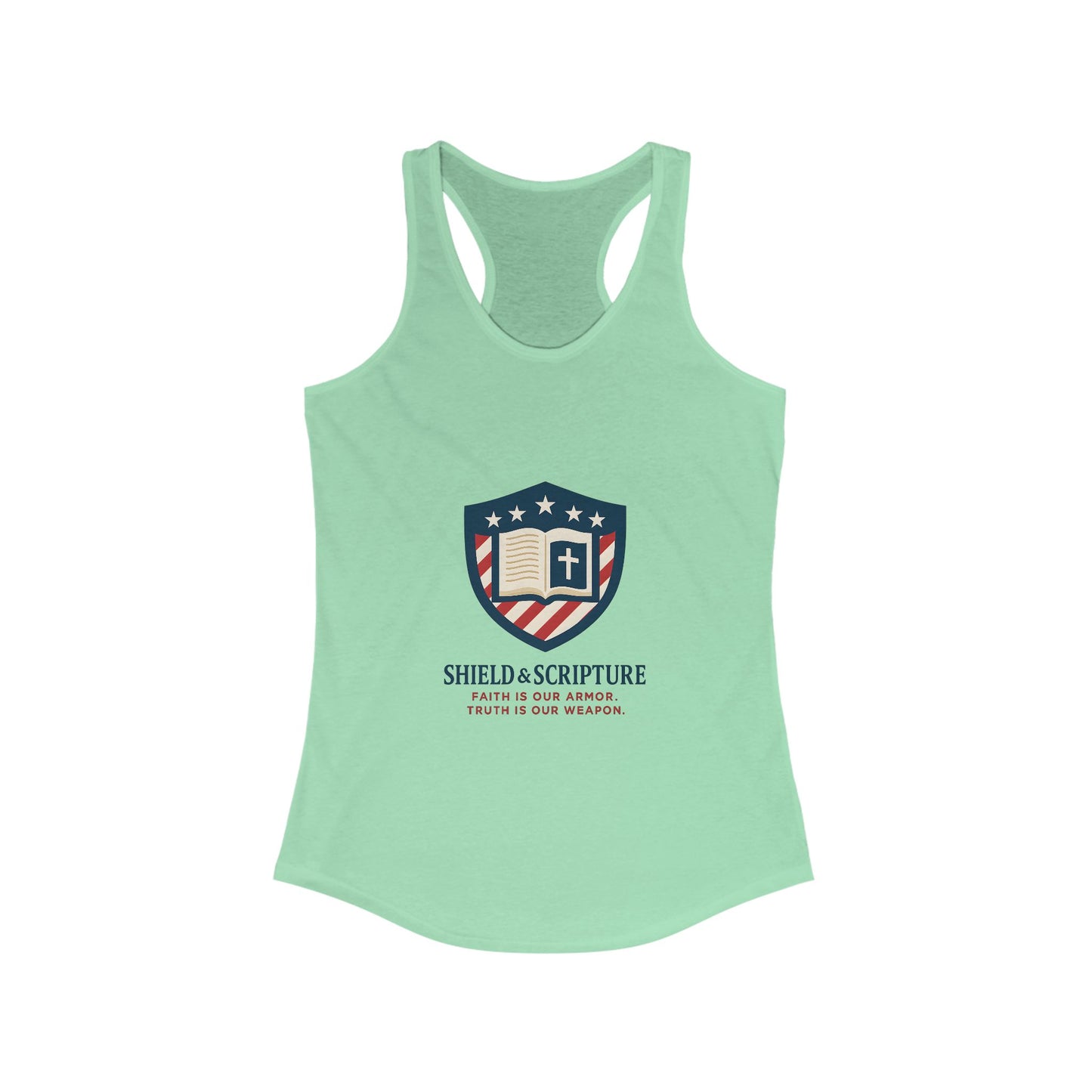Shield & Scripture Women's Racerback Tee