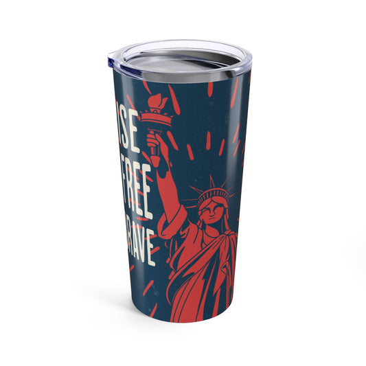 Patriotic 20oz Tumbler – Together We Rise, Land of the Free Design