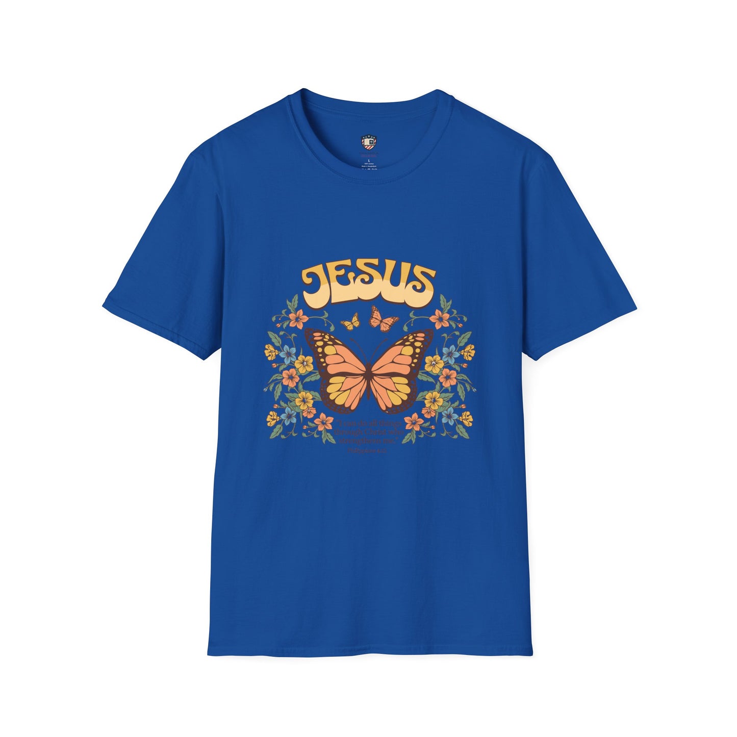 Jesus Butterfly Unisex Soft style T-Shirt