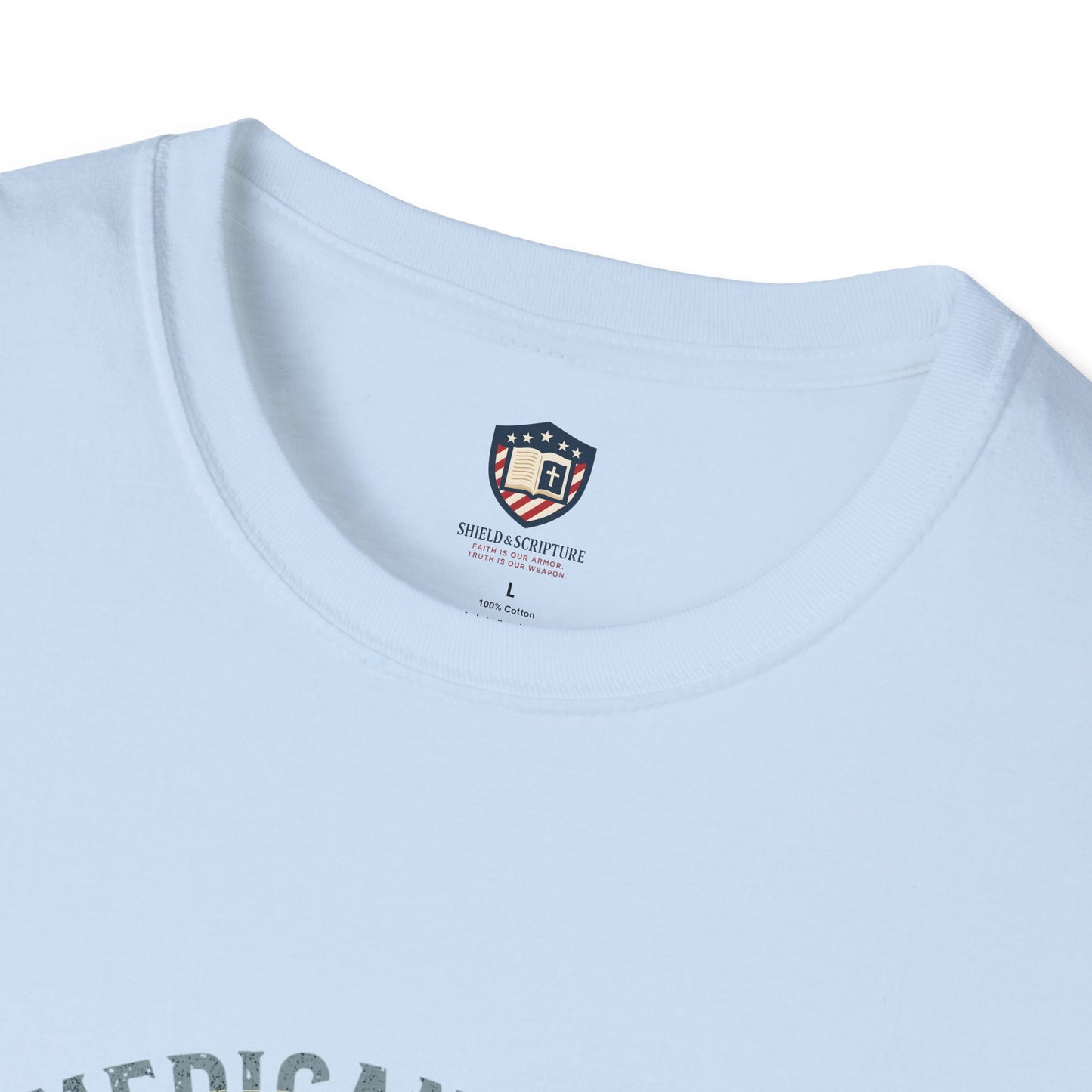 American Pride Eagle -Courage never Retreats Unisex T-Shirt