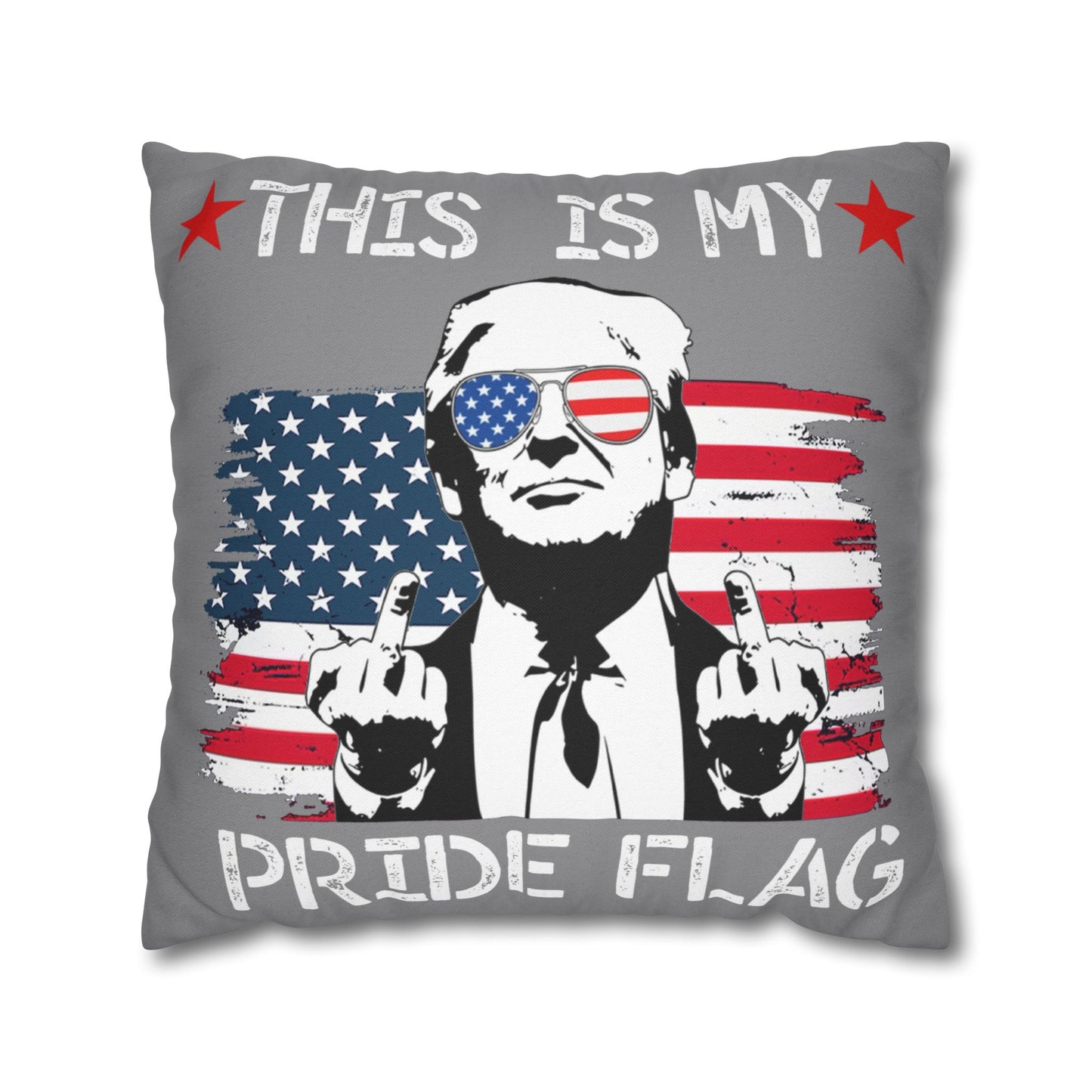 Trump Pillowcase USA Flag Design