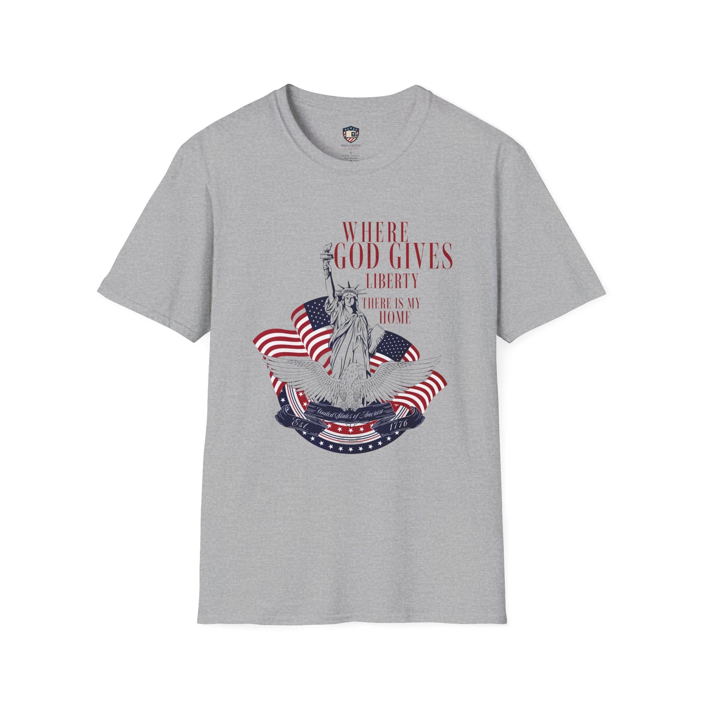 Liberty Graphic Tee - Unisex Soft style T-shirt