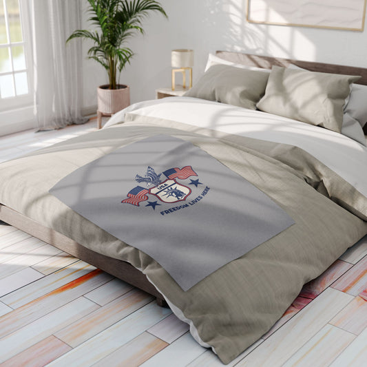 Freedom Lives Here Fleece Blanket
